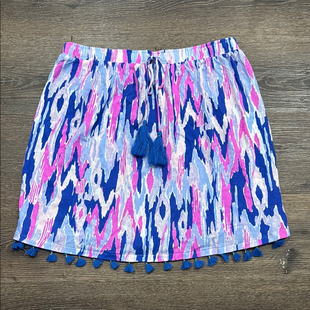 Lilly Pulitzer Palma Tube Top in‎ Amethyst One Too Many Tassel Trim